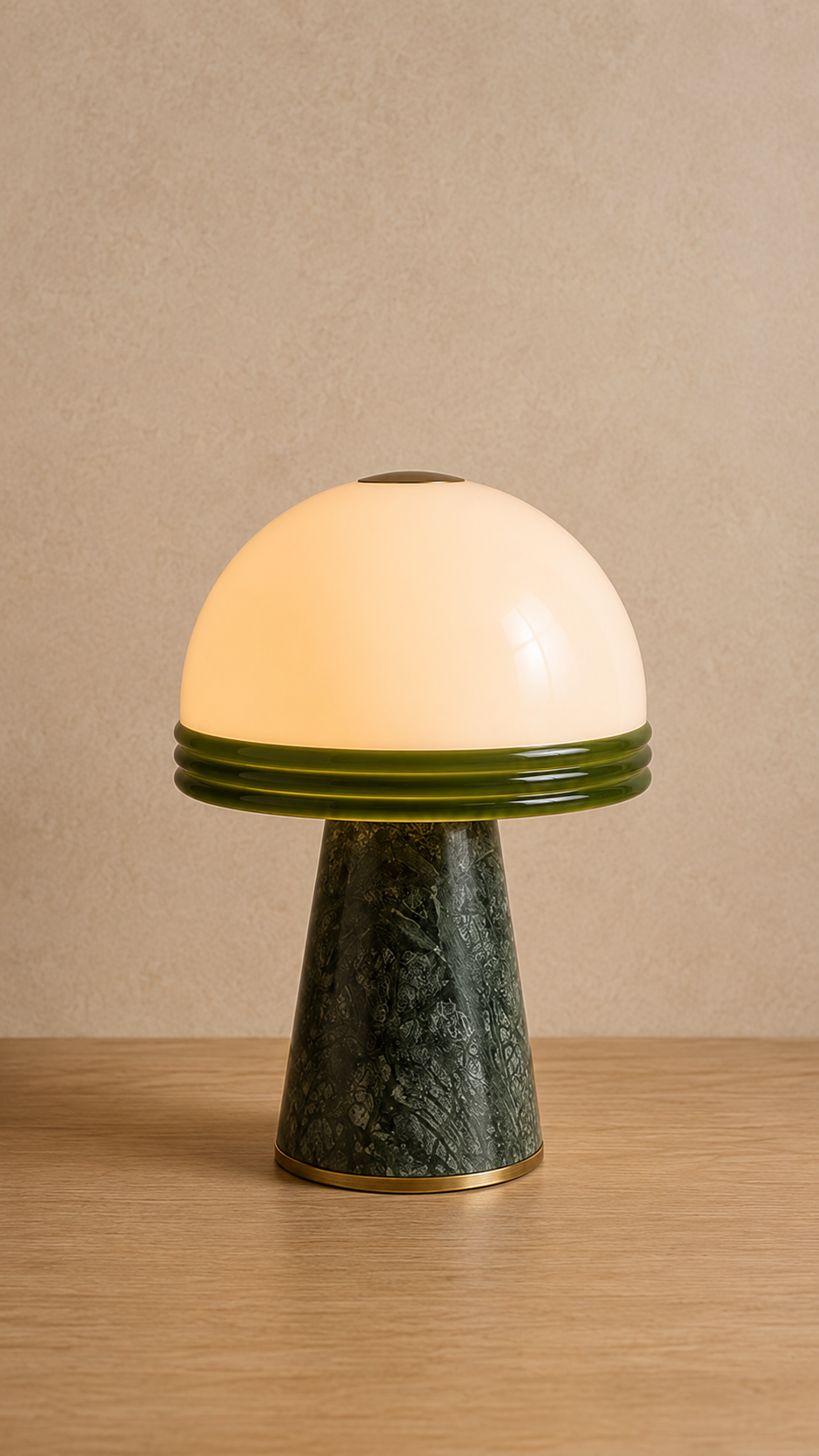 Stone & Glass Lamp