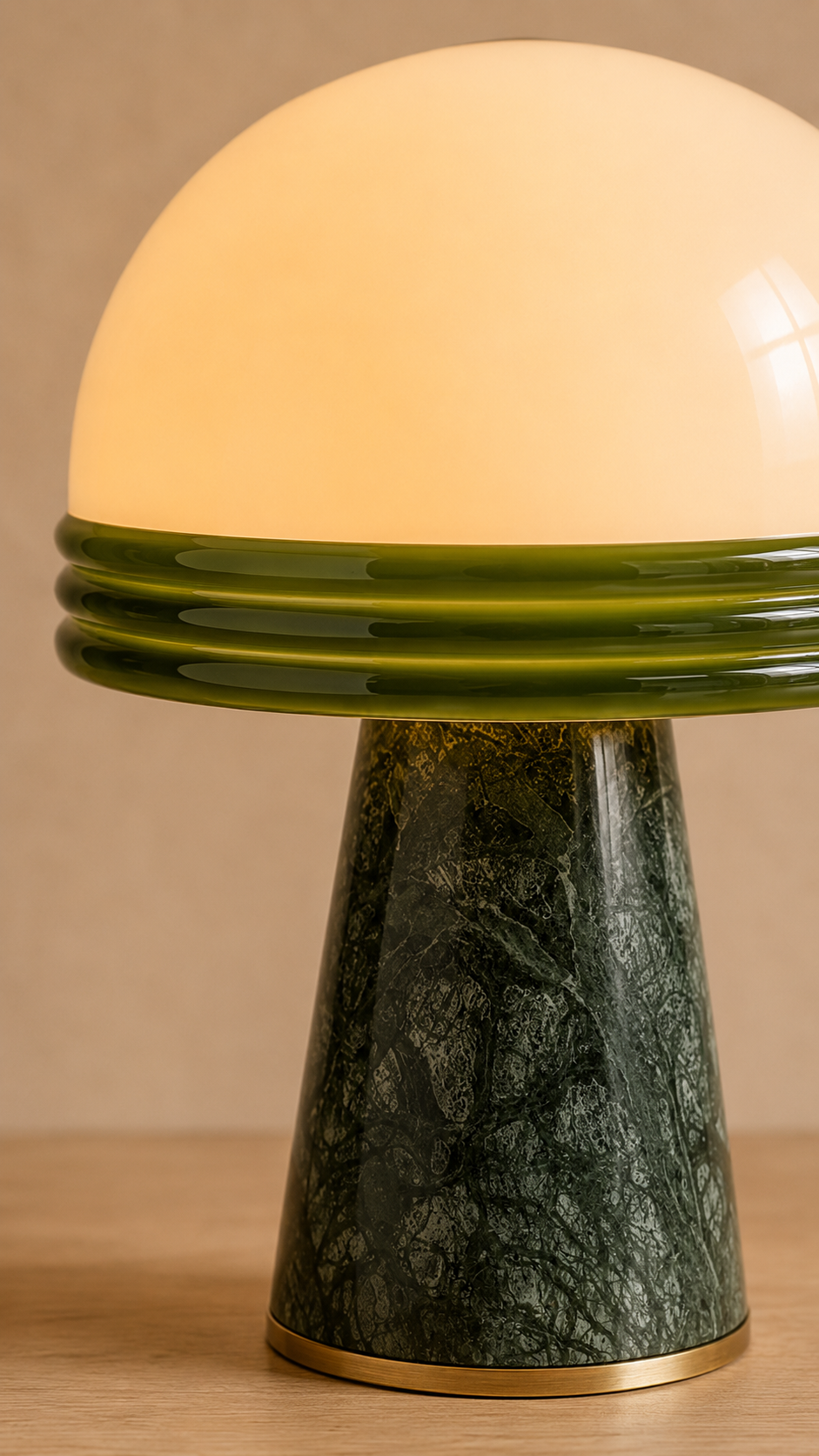 Stone & Glass Lamp