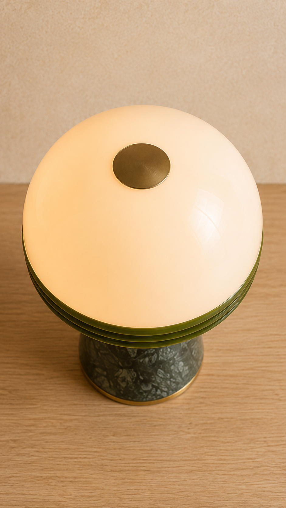 Stone & Glass Lamp