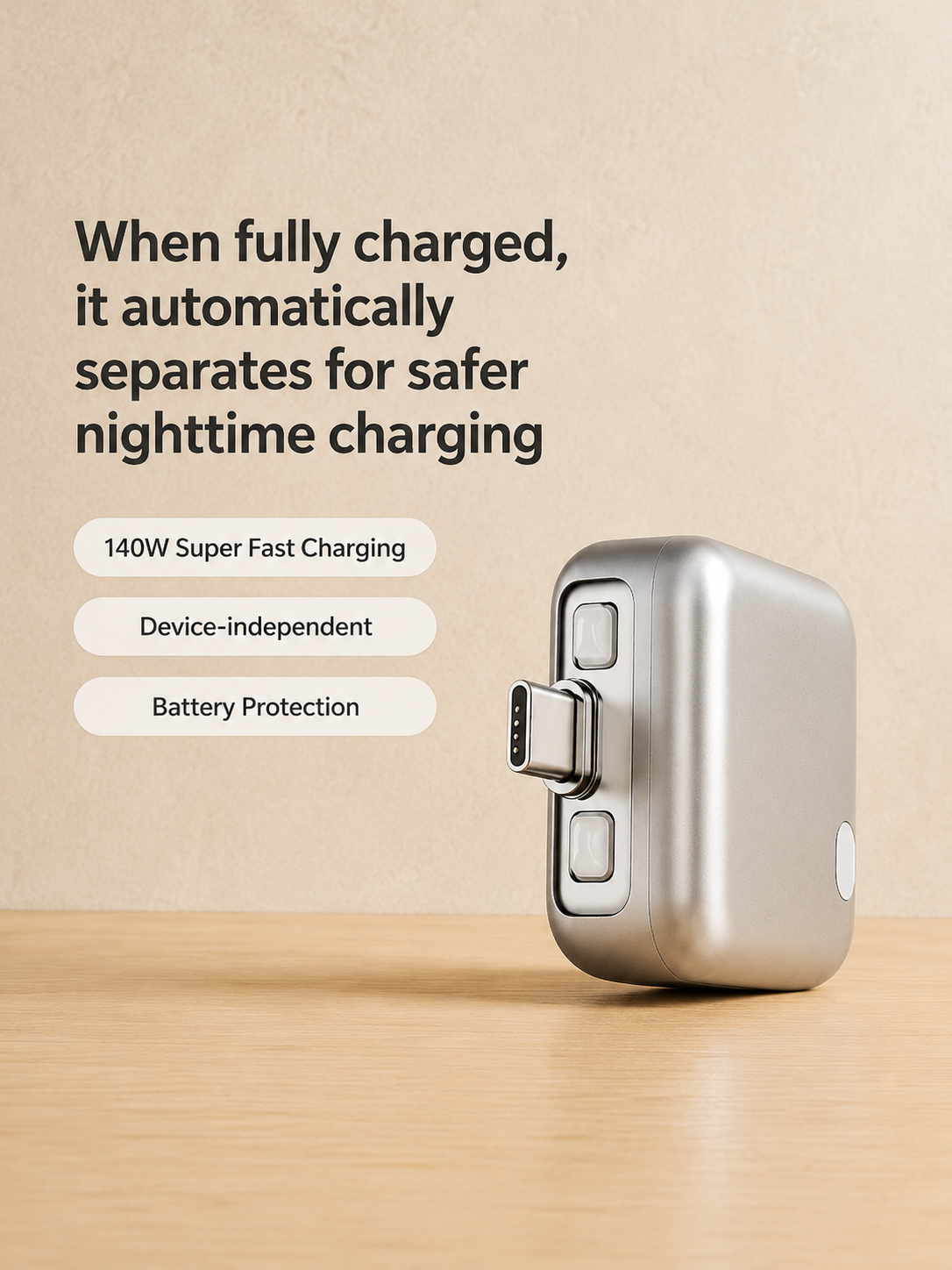 Auto Stop Charging Adapter