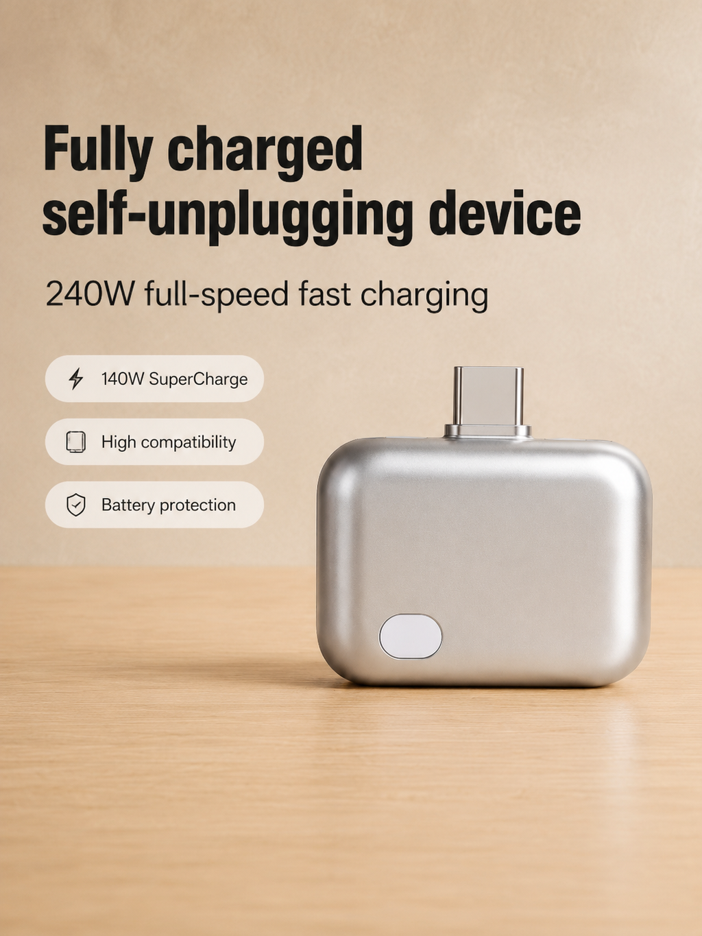 Auto Stop Charging Adapter