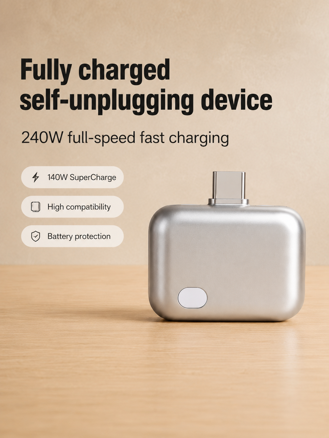 Auto Stop Charging Adapter