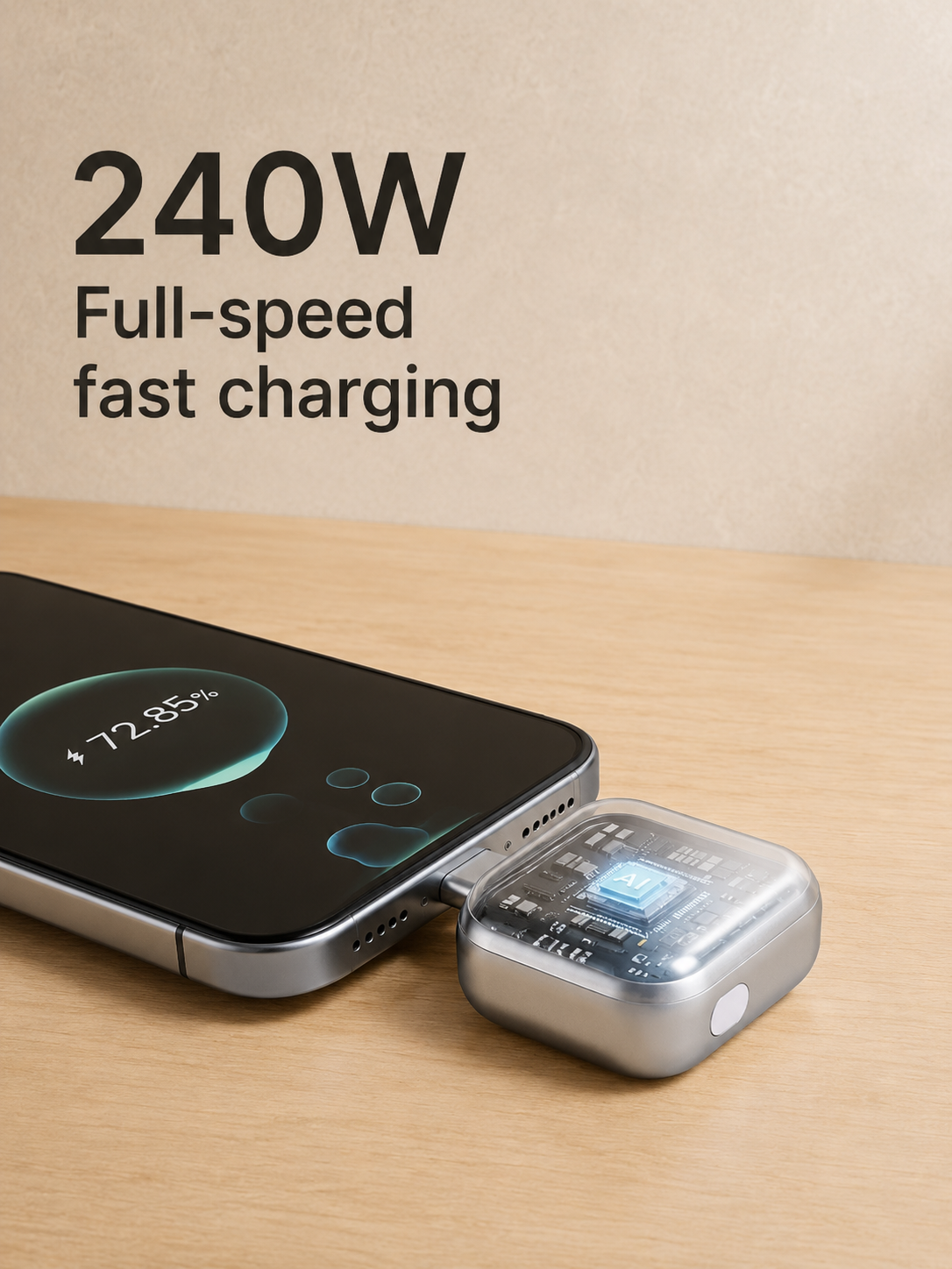 Auto Stop Charging Adapter